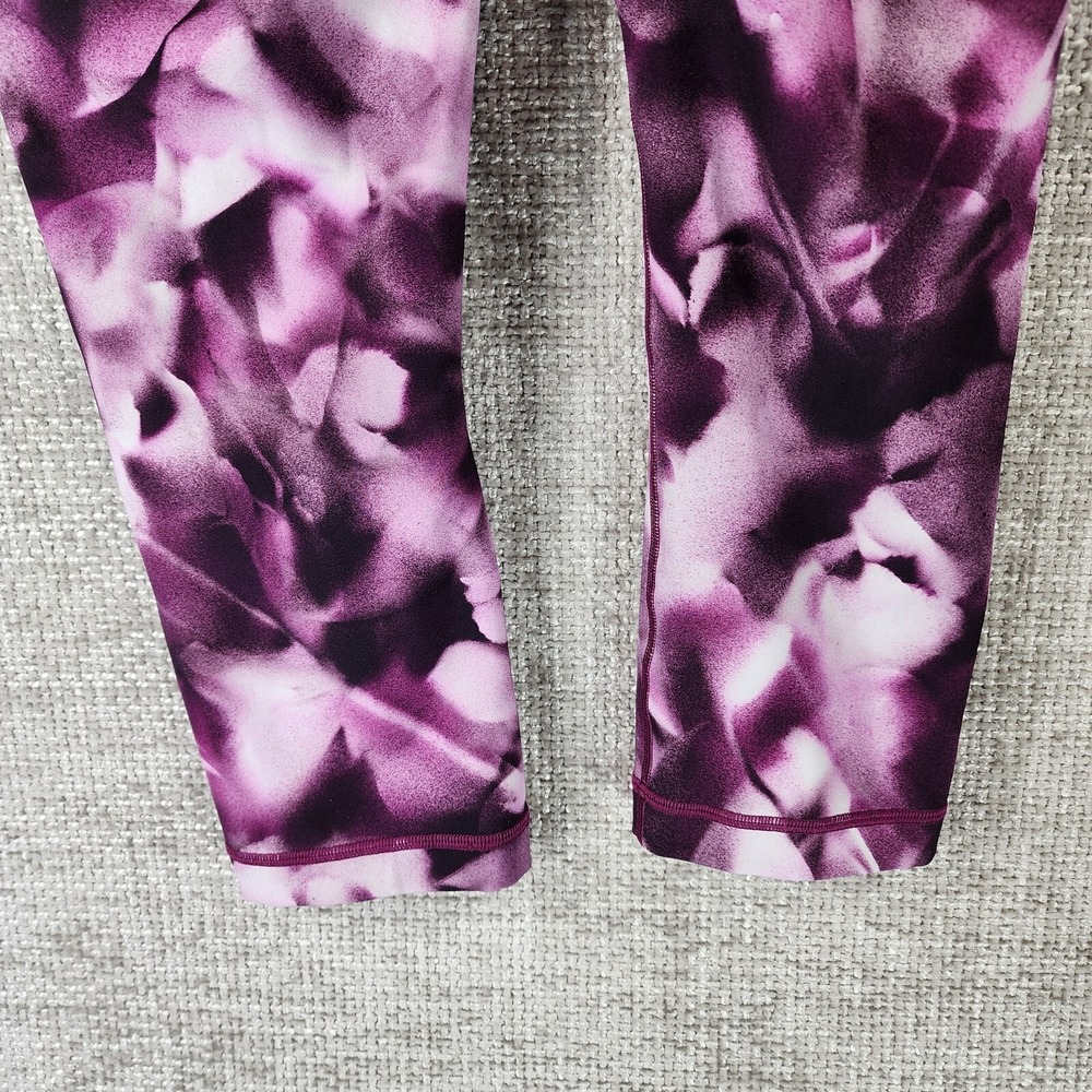 Lululemon Wunder Under Crop Hi-Rise Womens 8 Blush Blossom Alpine Candy Pink - Picture 9 of 11